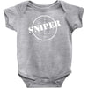 sniper fun Baby Onesie