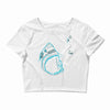 shark attack!!! Crop Top