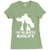 I'm Alway Angry Ladies Fitted T-Shirt