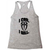 i can i will Racerback Tank