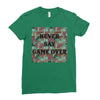 Never Say Game Over Ladies Fitted T-Shirt