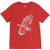 wander explore hike V-Neck Tee