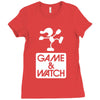game &amp; watch tribute Ladies Fitted T-Shirt