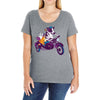 fast food Ladies Curvy T-Shirt