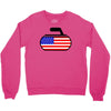 usa curling Crewneck Sweatshirt