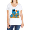 Me Just Here Fore The Cookies Ladies Curvy T-Shirt