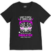 Want To Know If There Is L fe After Death Mess With My Daughter And F V-Neck Tee
