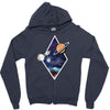 Space Triangle Zipper Hoodie