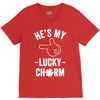he's my lucky charm V-Neck Tee