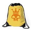 king skull emo club pirate dance music reggae Drawstring Bags