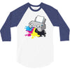printer 3/4 Sleeve Shirt