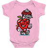 apple a day Baby Bodysuit
