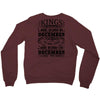 Real Kings Are Born On December 27 Crewneck Sweatshirt