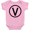 vegan symbol Baby Bodysuit