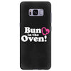 Bun in the Oven with Heart Baby Girl Samsung Galaxy S8 Plus