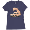 muscle car Ladies Fitted T-Shirt