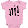 oi punk rock top long sleeve Baby Onesie
