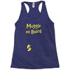 Muggle On Board Yellow Racerback Tank