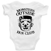 monsters outside fan club back Baby Bodysuit