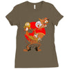 where is mario Ladies Fitted T-Shirt
