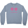 all natural 20 breasts dice Crewneck Sweatshirt