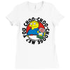 you choo choo choose me Ladies Fitted T-Shirt