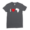 i love africa Ladies Fitted T-Shirt