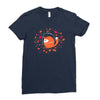 happy space fox   porky roebuck Ladies Fitted T-Shirt