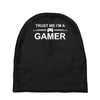 trust me i'm a gamer funny printed Baby Beanies