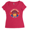everything is awesome   mens funny lego Women's Triblend Scoop T-shirt