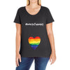 Worth The Wait Rainbow Ladies Curvy T-Shirt