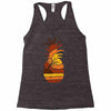 pineapple and beach Racerback Tank
