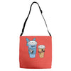 think of a wonderful thought Adjustable Strap Totes