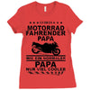 motorrad papa Ladies Fitted T-Shirt