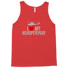 i' love my helicopter pilot Tank Top