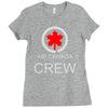 aviation air canada crew Ladies Fitted T-Shirt