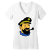 captain haddock tintin cartoon comic Women's V-Neck T-Shirt