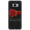 liver cancer awareness Samsung Galaxy S8 Plus Case