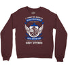 navy veteran 2 Crewneck Sweatshirt