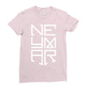 neyma white logo Ladies Fitted T-Shirt