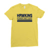 hawkins power and light 2 Ladies Fitted T-Shirt