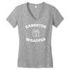 gangster wrapper Women's V-Neck T-Shirt