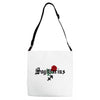 sagittarius zodiac rose Adjustable Strap Totes