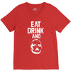 eat drink and b V-Neck Tee
