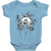 back to modern times Baby Onesie