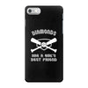 diamonds are a girls best friend girls softball shirt funny women spor iPhone 7 Case