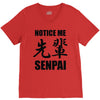 notice me senpai V-Neck Tee