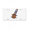 pop up knuckles1 License Plate