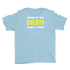 born to drum forced to work Youth Tee