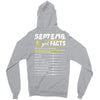September Girl Facts Libra Zipper Hoodie